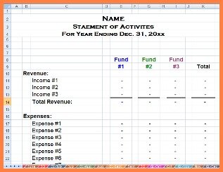 accounting spreadsheets